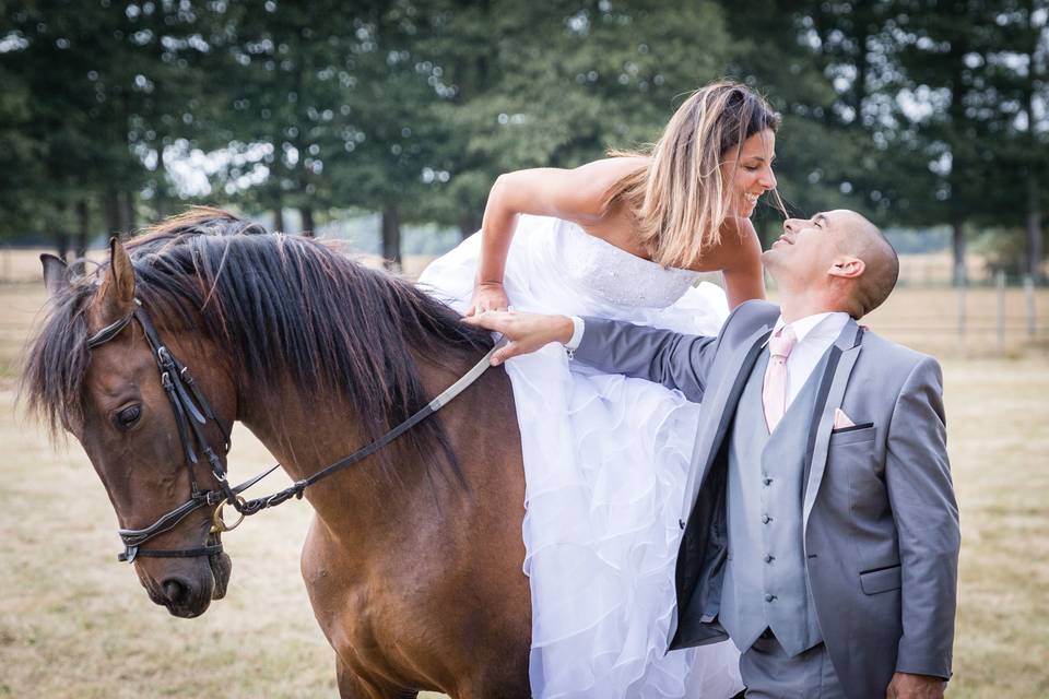 Mariage cheval