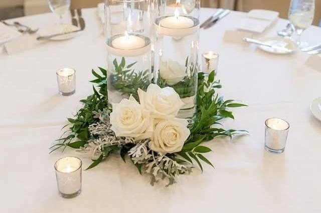 Mariage Blanc et vert