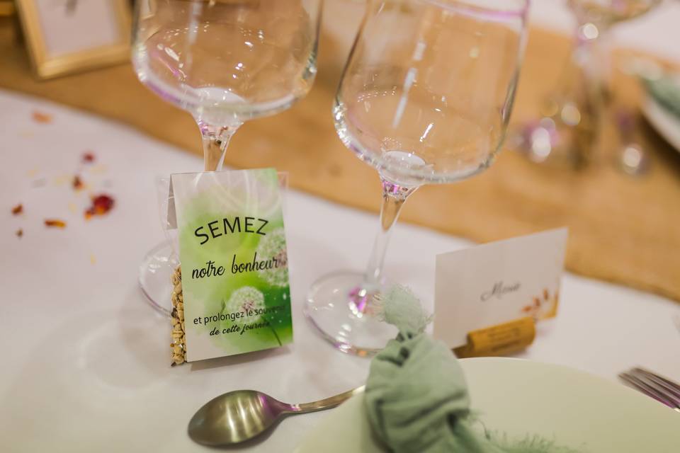Semez le bonheur des mariés