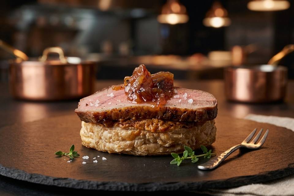Toast de Magret de canard.