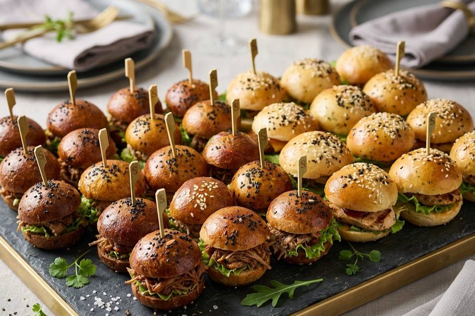 Mini burger.