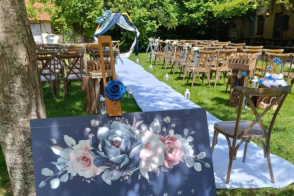 Panneau de bienvenue