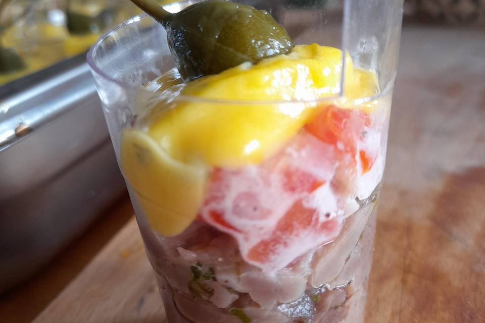 Verrine tartare béarnaise