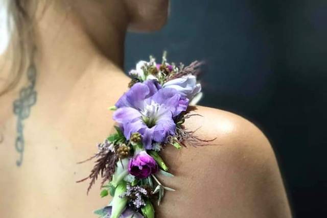 Epaulière Florale