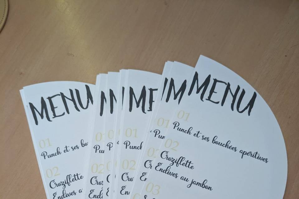 Menu hémisphère