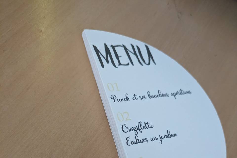 Menu hémisphère