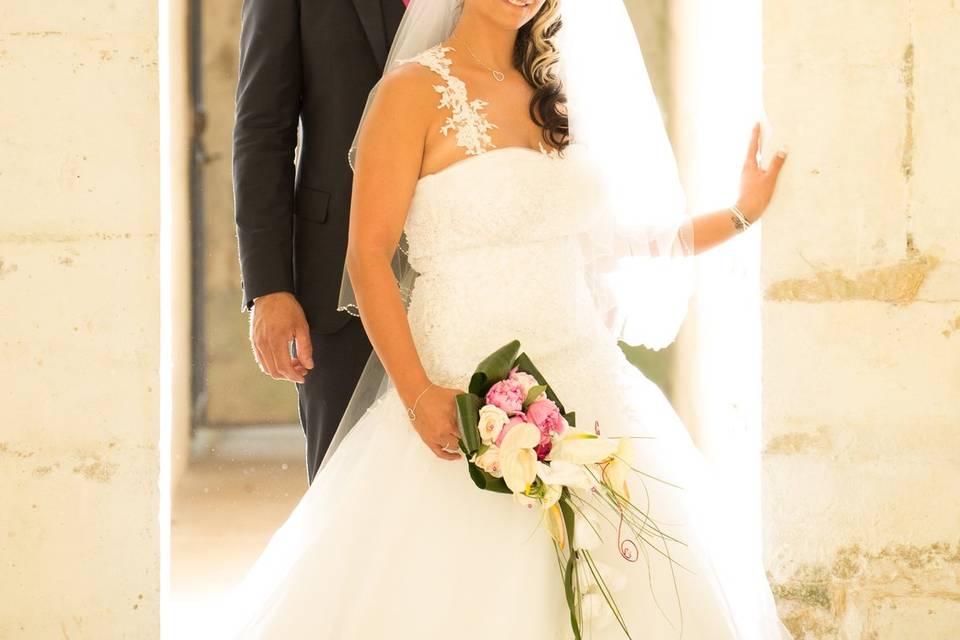 Couple sous une arche