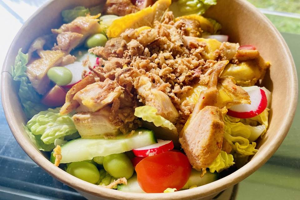 Poke bowl poulet