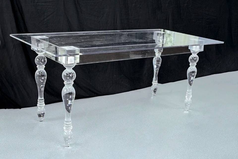 Table transparente