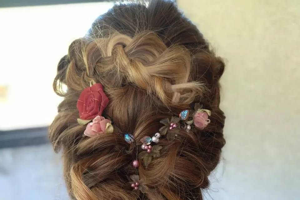 Chignon bohème