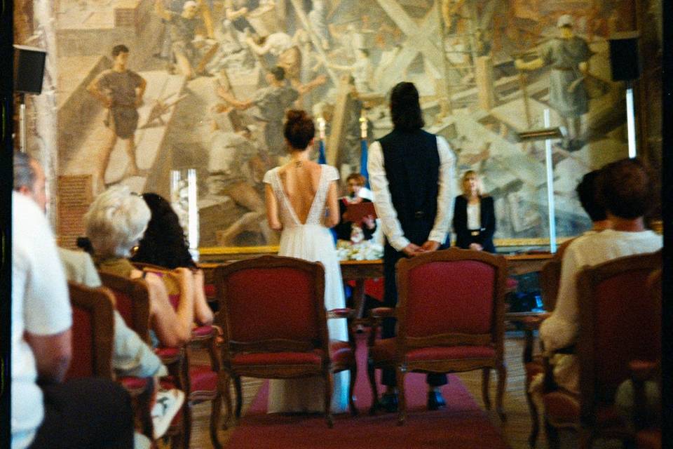 Mariage sur pellicule