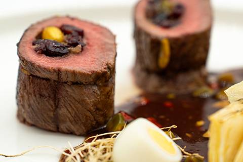 Tournedos de selle d'agneau