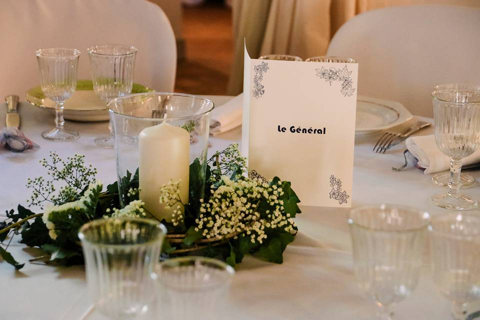 Décoration centre de table