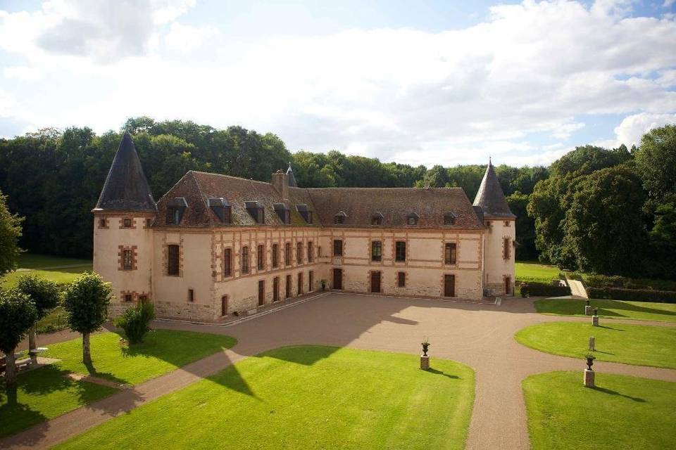 Le Château vu du ciel