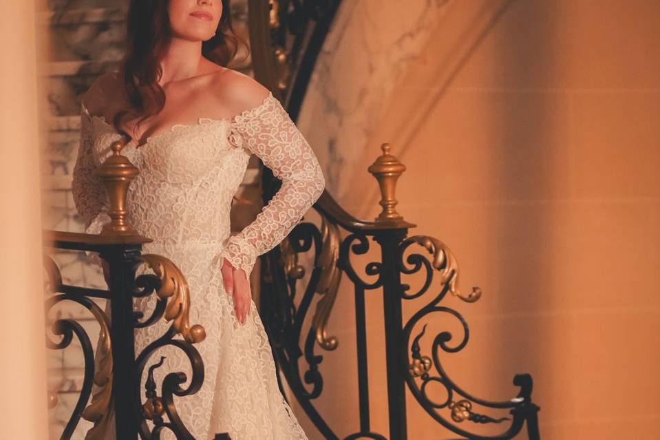 LUNA - robe A-line en macramé