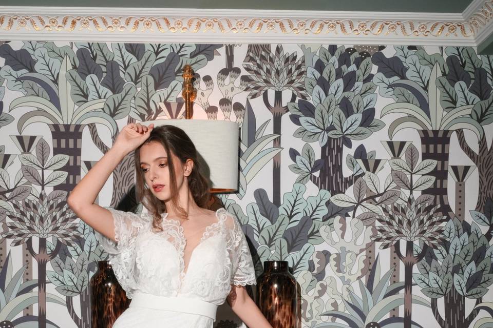 MARGHERITA - robe en Chantilly