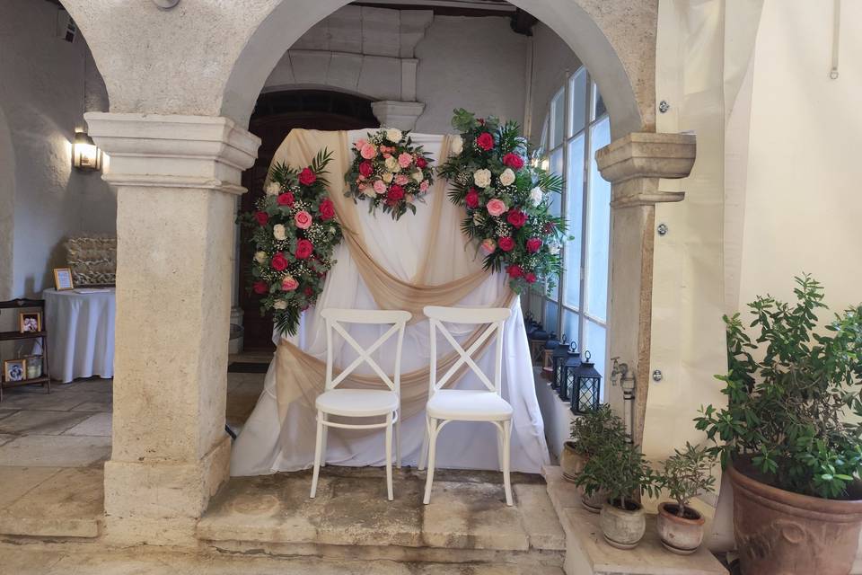 Cérmonie Laïque sous pergola