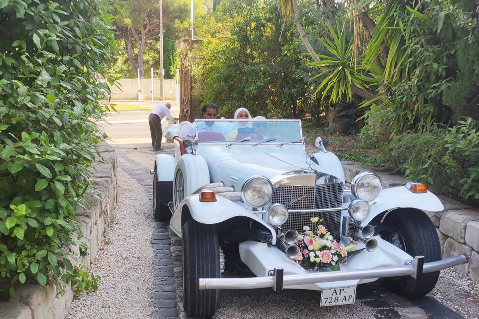 Arrivée en voiture