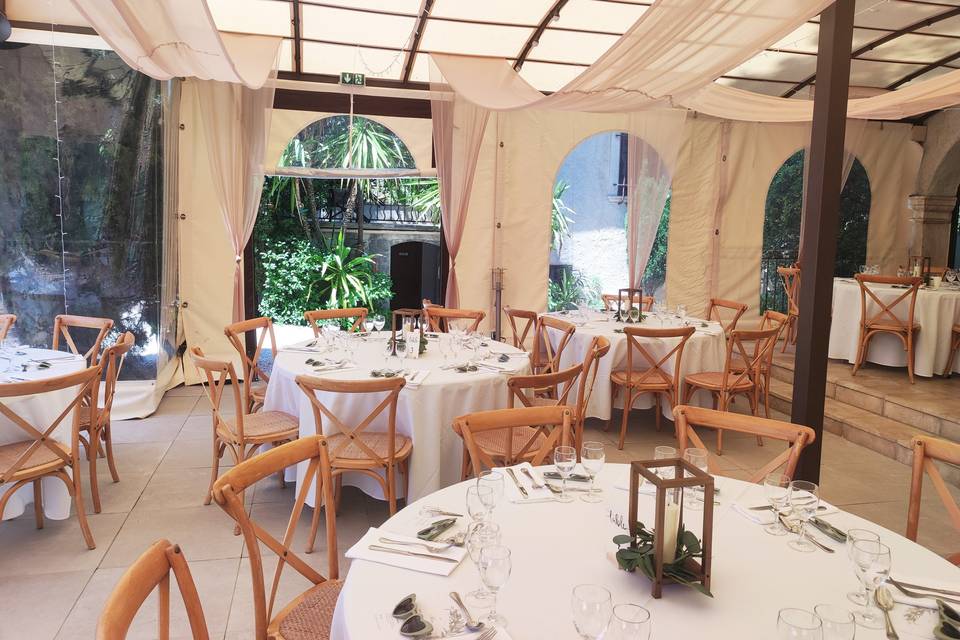 Sous la pergola