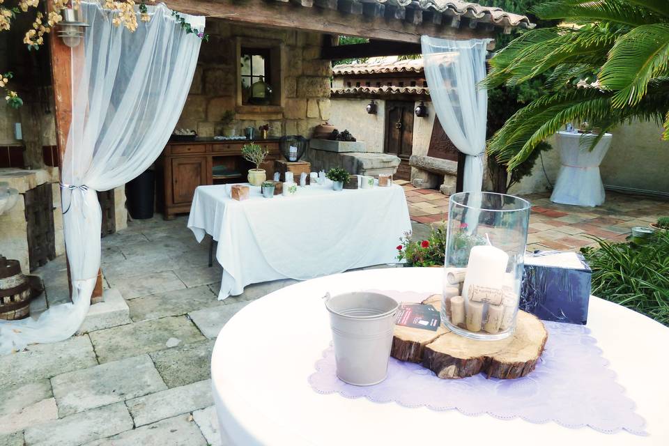 Cocktail sous pool house
