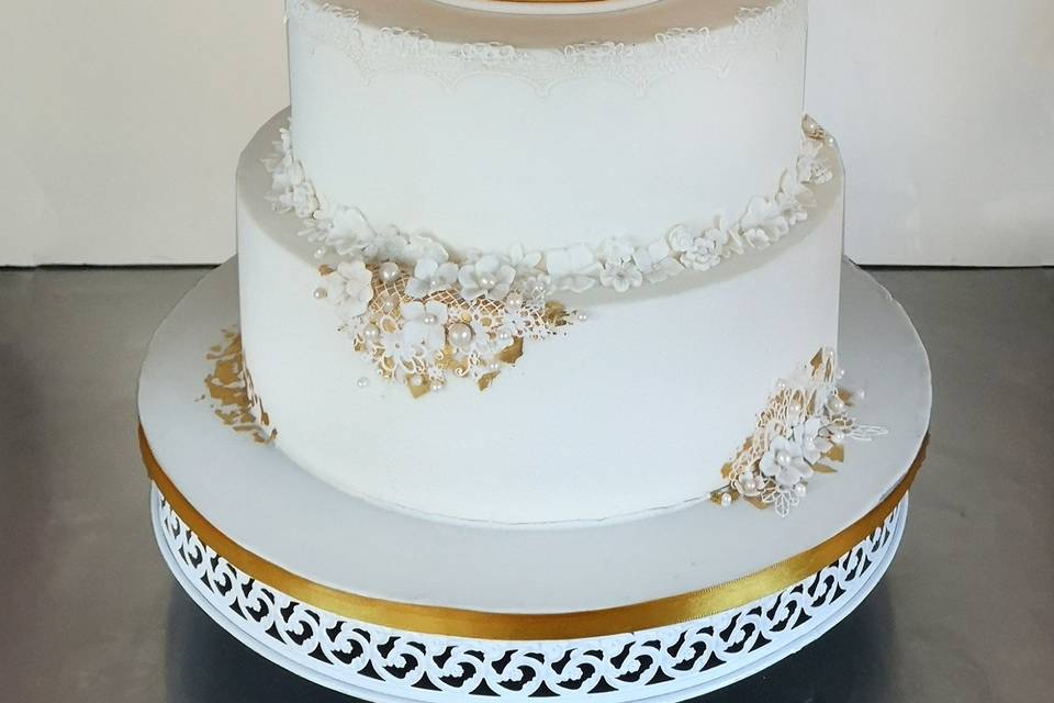 Wedding cake élégant