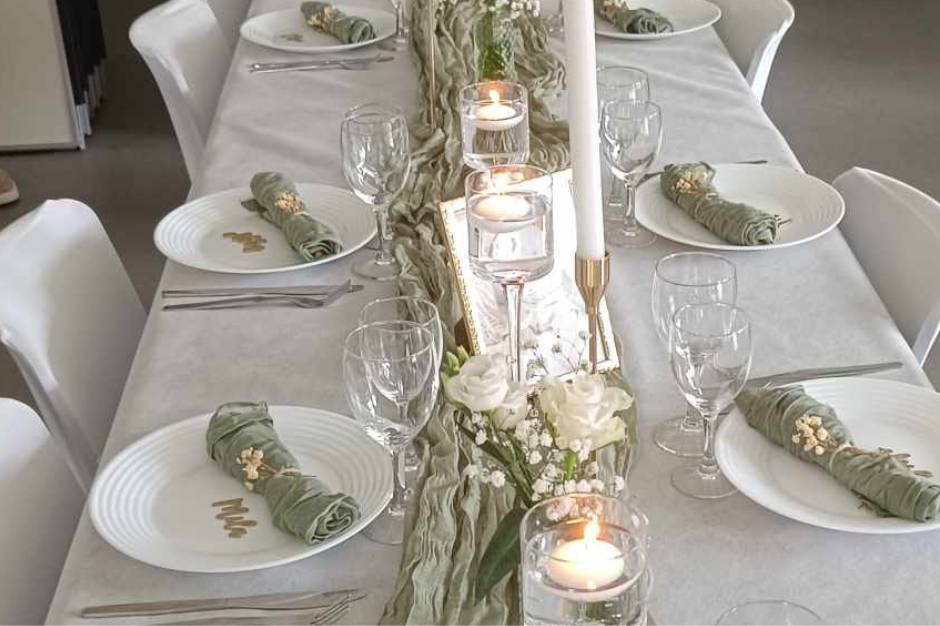 Décoration de Mariage Sauge