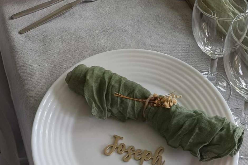 Décoration de Mariage Sauge