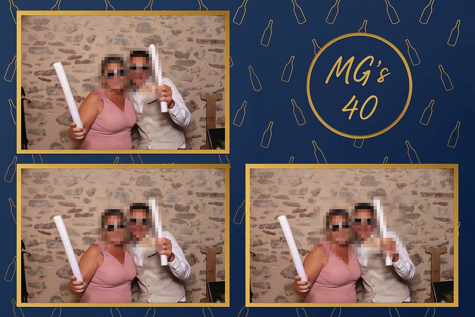 Photobooth bouteille