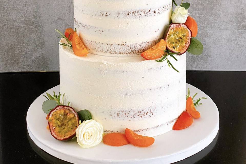 Wedding cake fruits