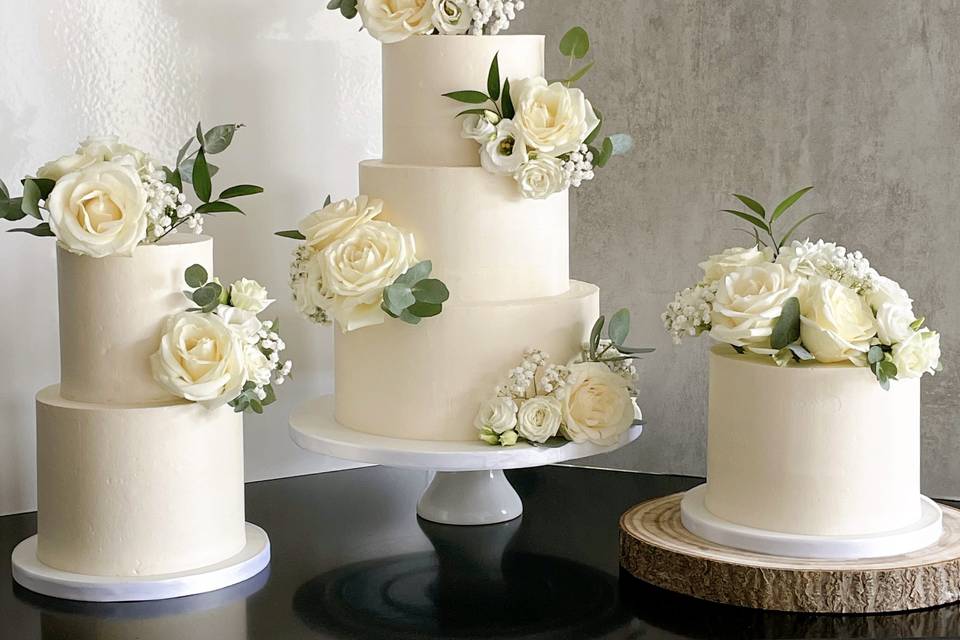 Wedding cake terracotta