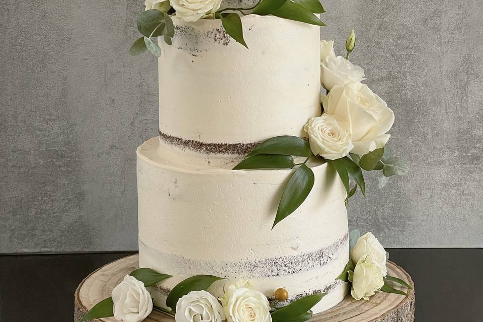 Wedding cake blanc