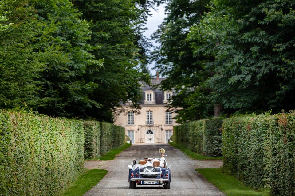 Allée d'arrivée