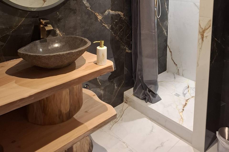 Salle de bain lodge