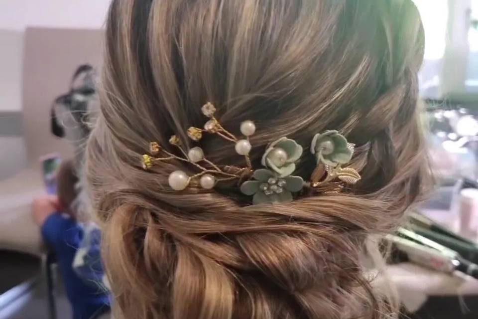 Chignon bohème chic