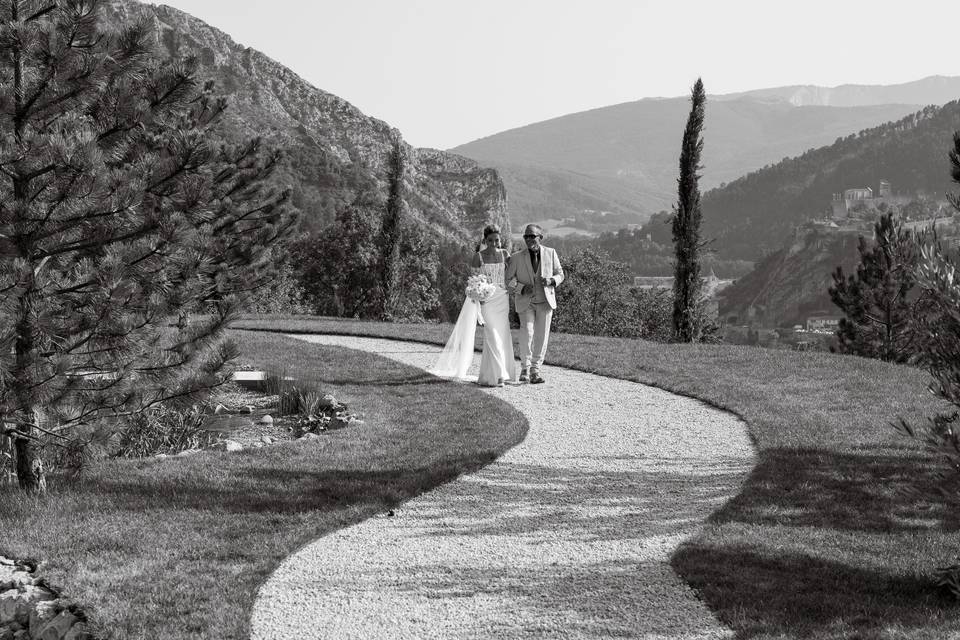 Arrivée mariée