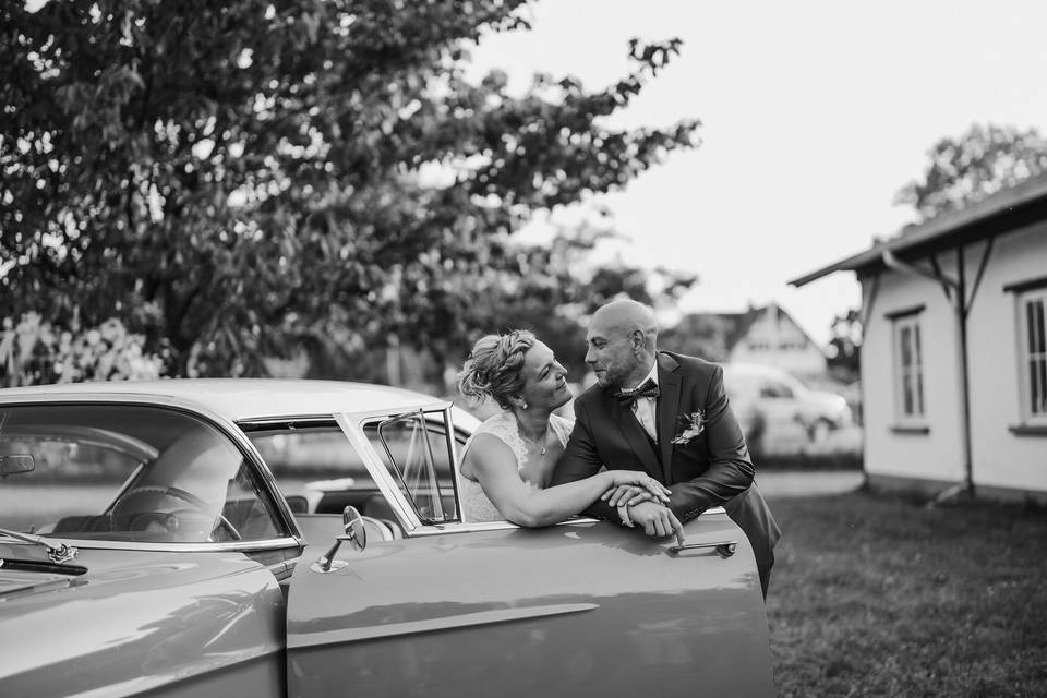 Mariage en Cadillac 1957