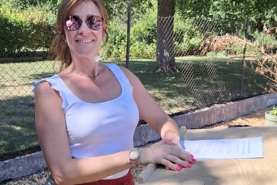 Sophie, votre officiante !