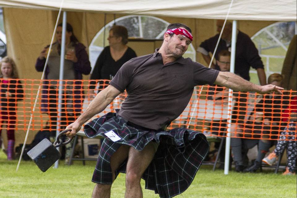 Highland games Ecosse en Août