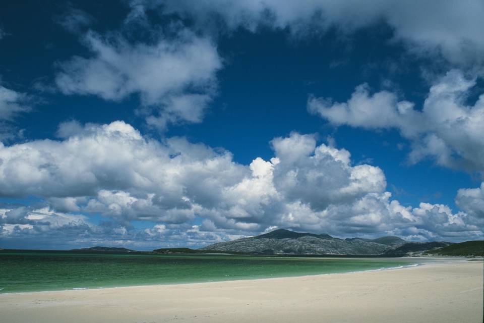 Plage de sable blanc