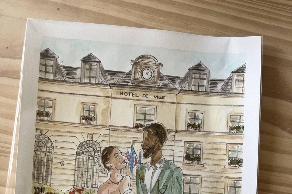 Les aquarelles souvenirs