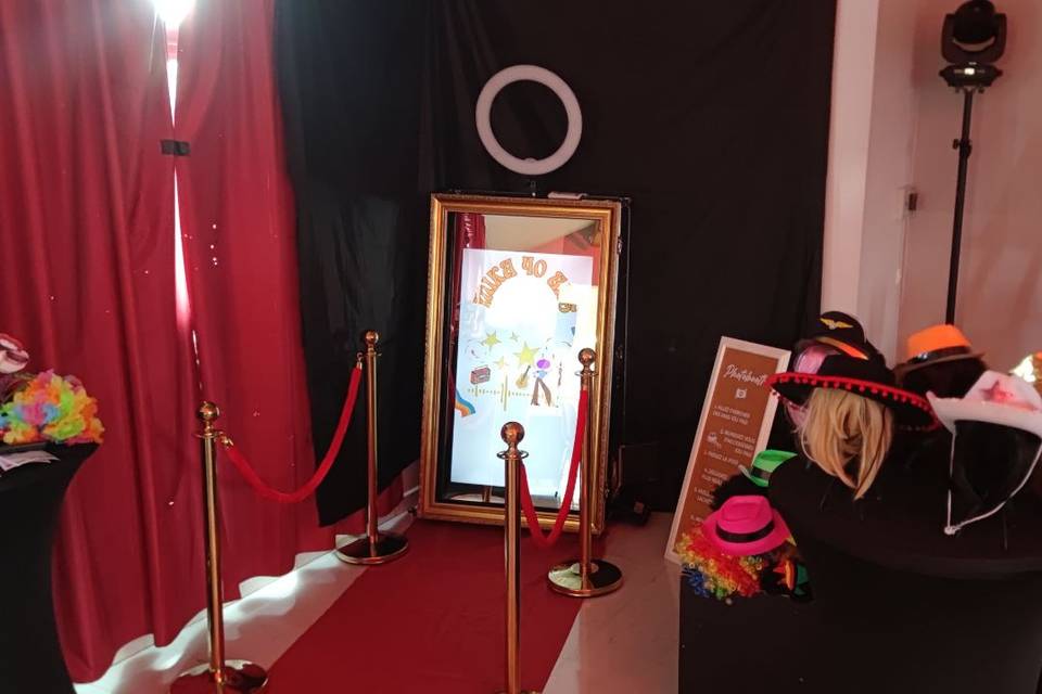 Miroir photobooth interactif