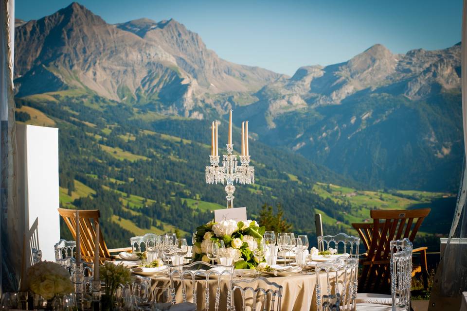 Cérémonie à Gstaad, Suisse