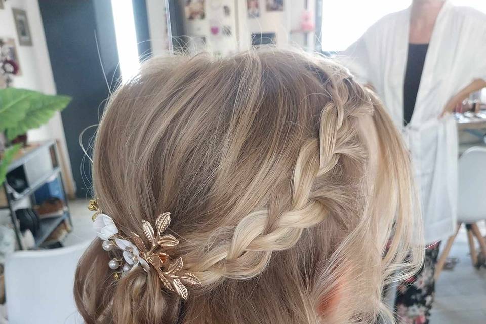 Chignon entrelacé