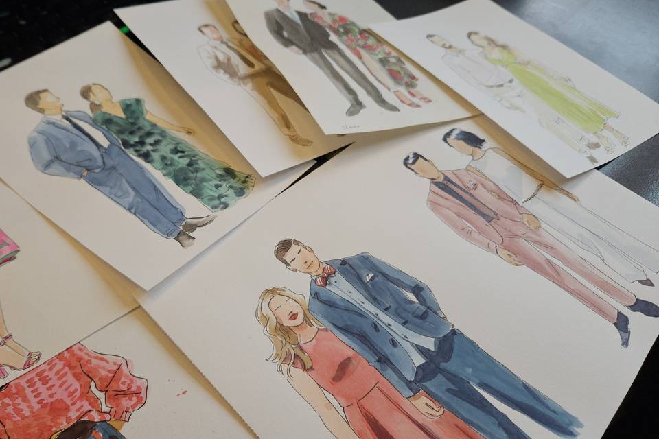 Portraits de vos invités