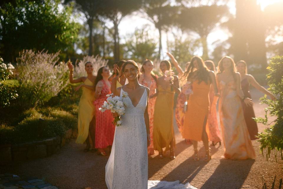 Séance mariée avec témoin