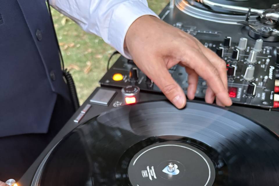 Bar à vinyles