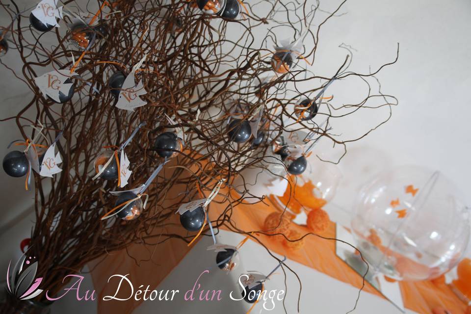Thème poissons rouges