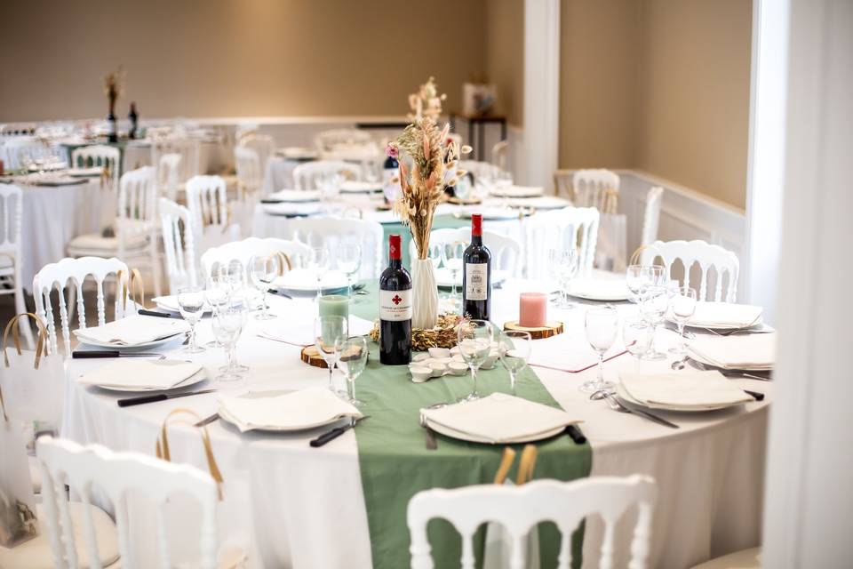 Mise en avant table mariage