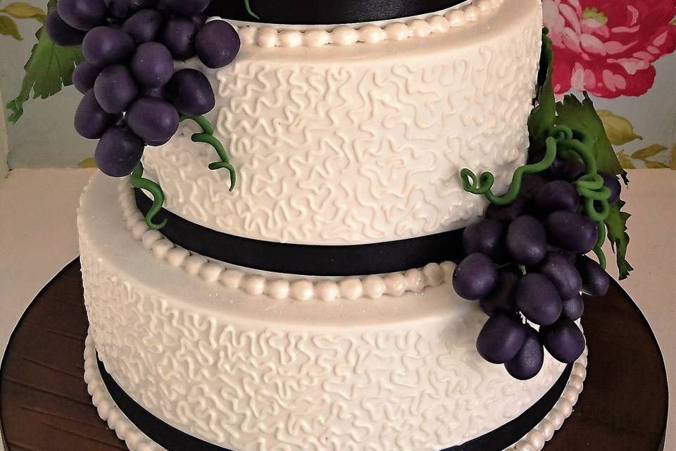 Wedding cake romantique