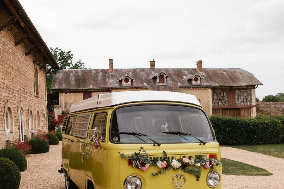 Sur le lieu du mariage